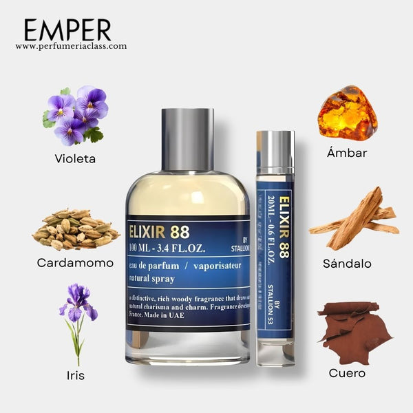 Hombre - Emper Elixir 88 By Stallion 53 Edp - Estuche 2 Pdts