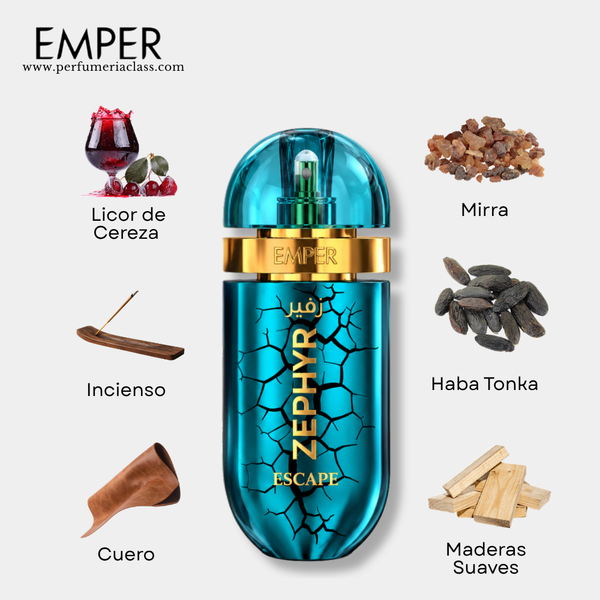 Hombre - Emper Zephyr Escape 100 ml Edp