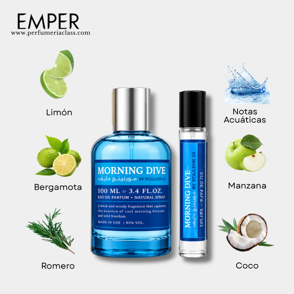 Hombre - Emper Stallion 53 Morning Dive 100 ml Edp - Estuche 2 Pdts