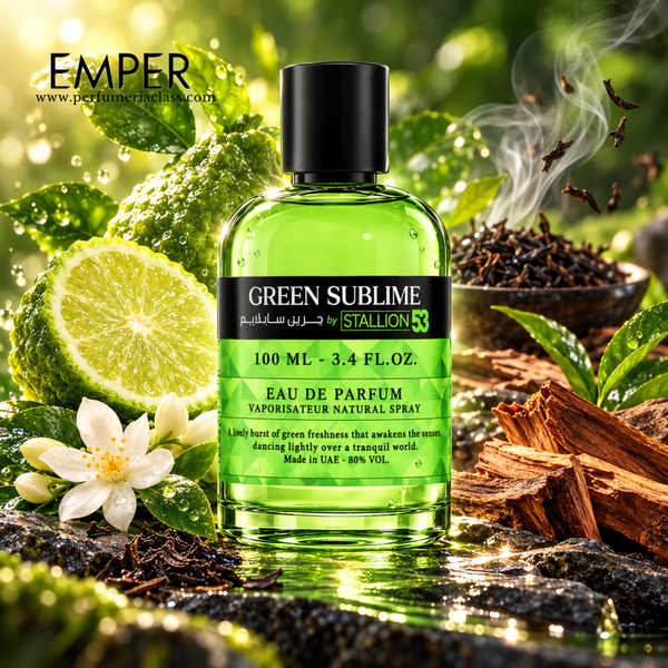 Hombre - Emper Stallion 53 Green Sublime 100 ml Edp - Estuche 2 Pdts
