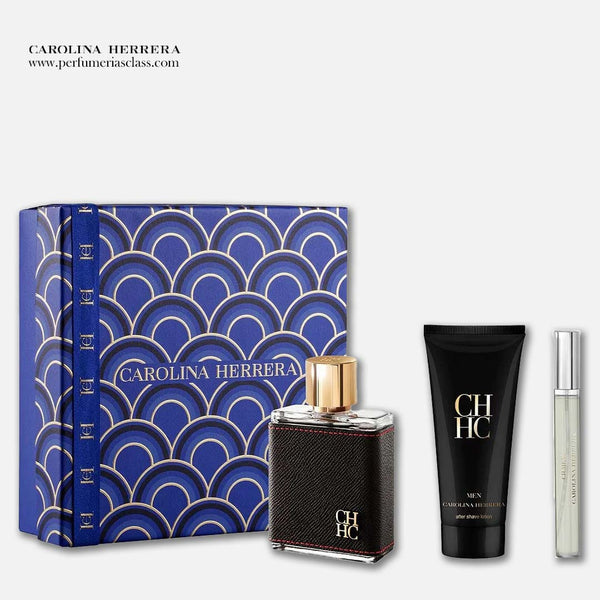 Hombre - Carolina Herrera CH Men 100 ml Edp - Estuche 3 Pdts