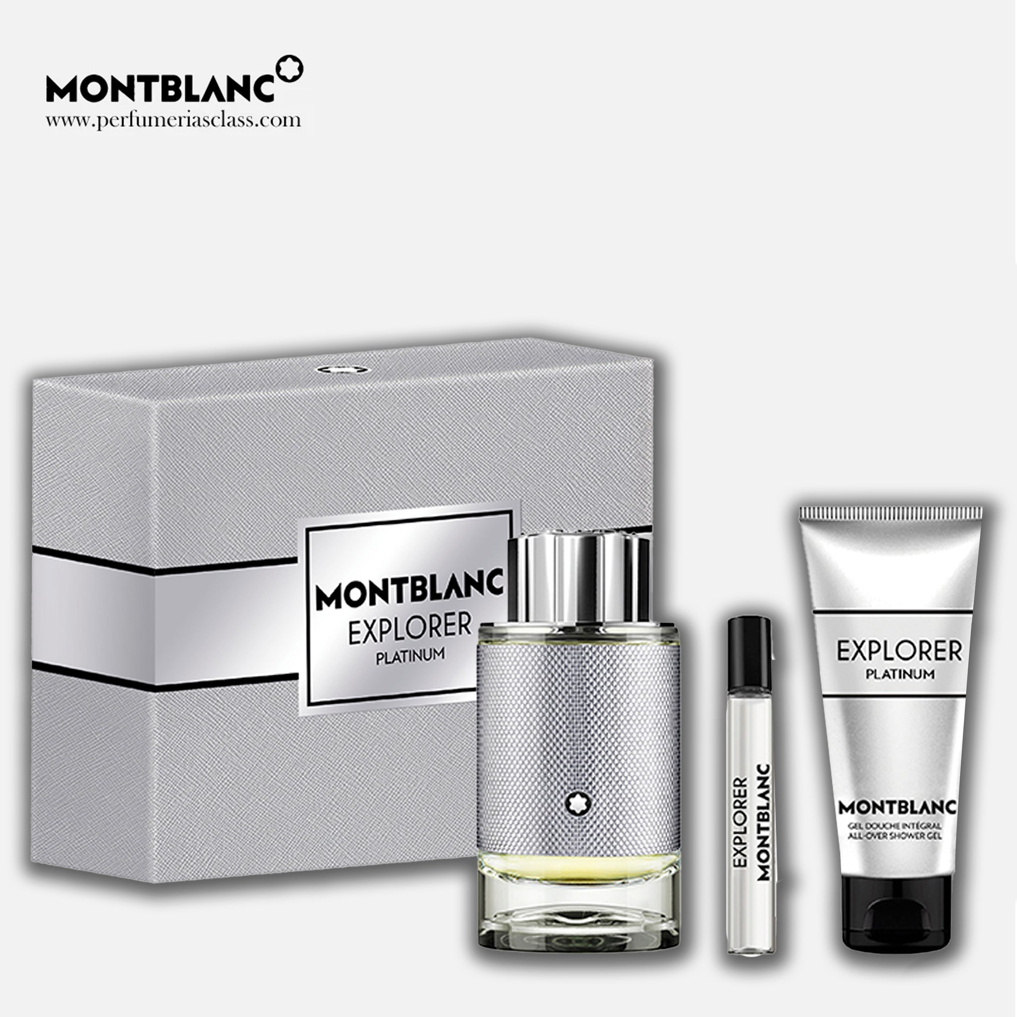 Hombre - Mont Blanc Explorer Platinum 100 ml Edp - Estuche 3 Pdts