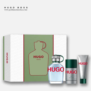 Hombre - Hugo Boss Hugo Green 125 ml Edt - Estuche 3 Pdts