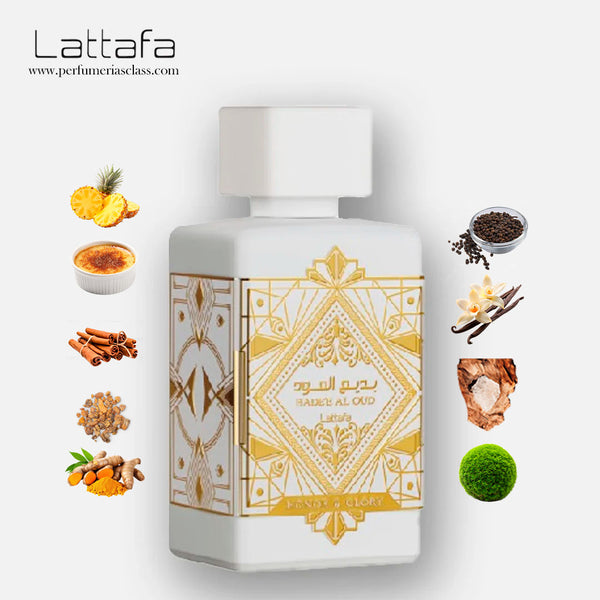 Unisex - Lattafa Badee Al Oud Honor & Glory 100ml Edp - Estuche 3 Pdts