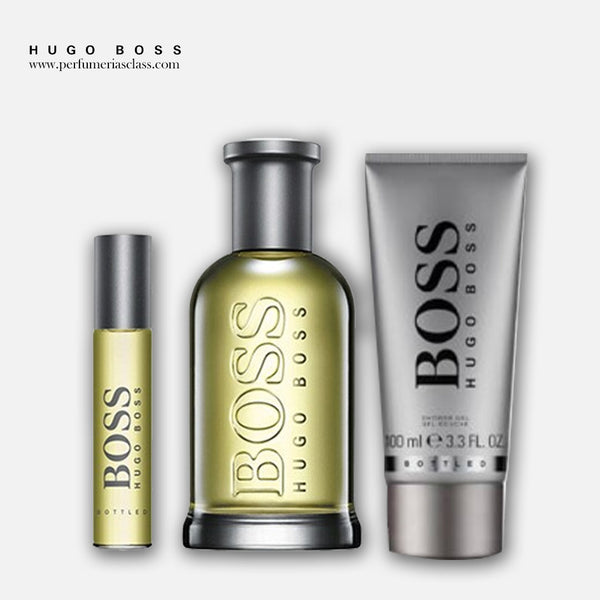 Hombre - Hugo Boss Boss Bottled 100 ml Edt - Estuche 3 Pdts