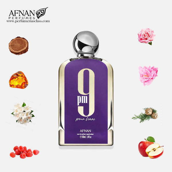 Mujer - Afnan 9 pm Pour Femme 100 ml Edp - Estuche 4 Pdts