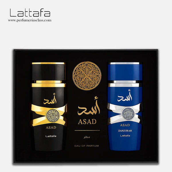 Hombre - Lattafa Asad + Lattafa Asad Zanzibar 100 ml Edp - Estuche 2 Productos