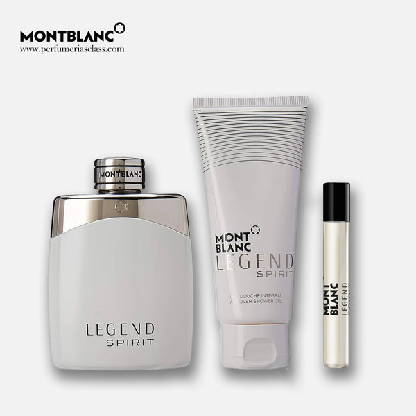 Hombre - Mont Blanc Legend Spirit 100 ml Edt - Estuche 3 Pdts