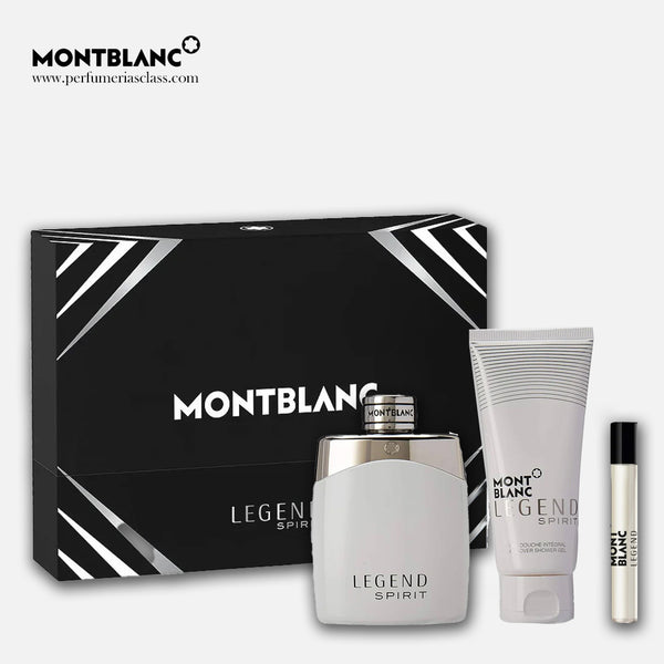 Hombre - Mont Blanc Legend Spirit 100 ml Edt - Estuche 3 Pdts