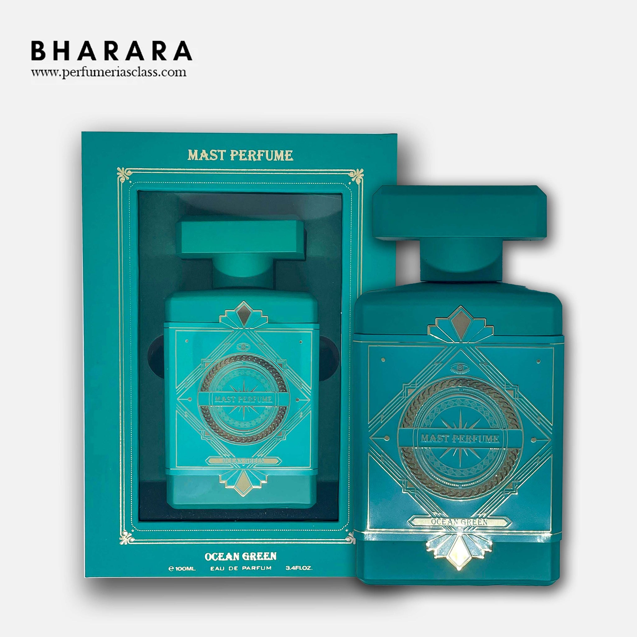 .Unisex - Bharara Mast Perfume Ocean Green 100 ml Edp