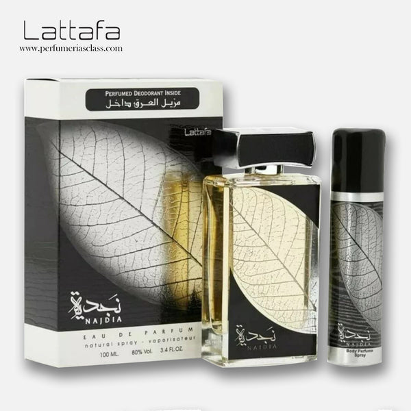 Hombre - Lattafa Najdia 100 ml Edp - Estuche 2 Pdts