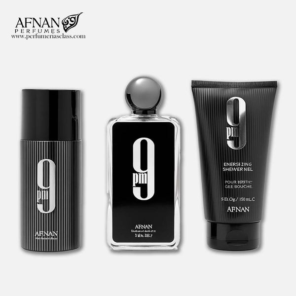 Hombre - Afnan 9 pm 100 ml Edp - Estuche 3 Pdts