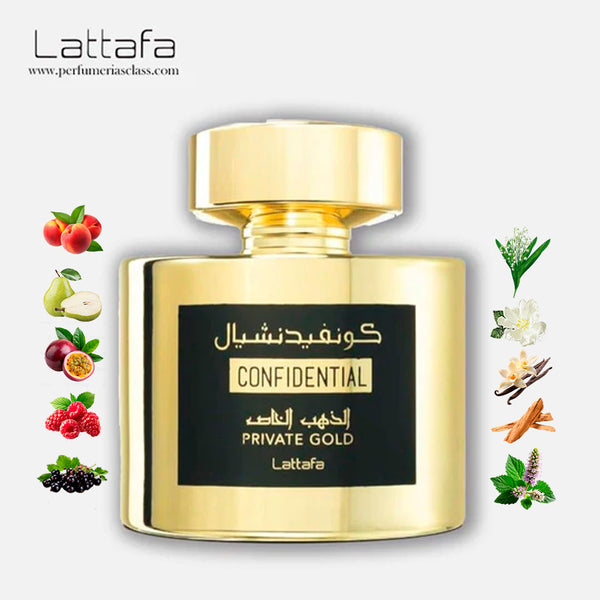 Mujer - Decant Lattafa Confidential Private Gold 5ml Edp
