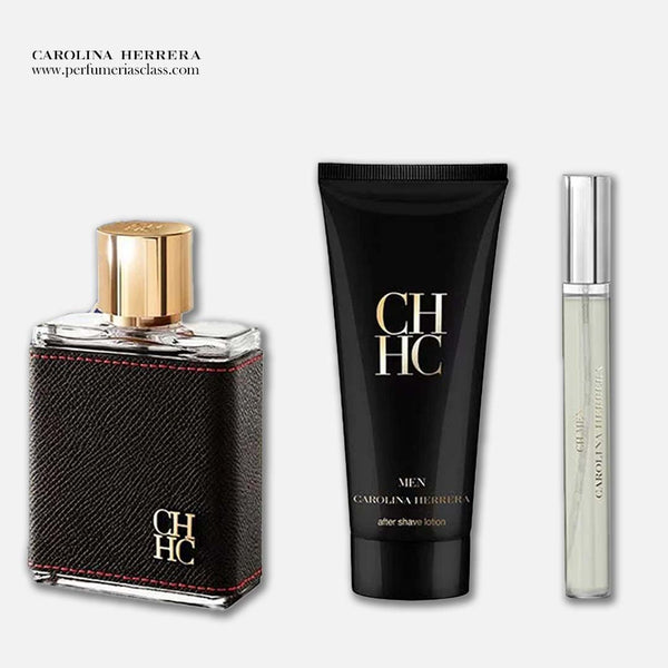 Hombre - Carolina Herrera CH Men 100 ml Edp - Estuche 3 Pdts