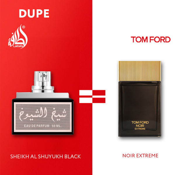 Hombre - Lattafa Sheikh Al Shuyukh Black 50 ml Edp - Estuche 2 Pdts