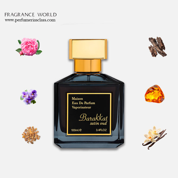 Unisex - Fragrance World Barakkat Satin Oud 100 ml Edp