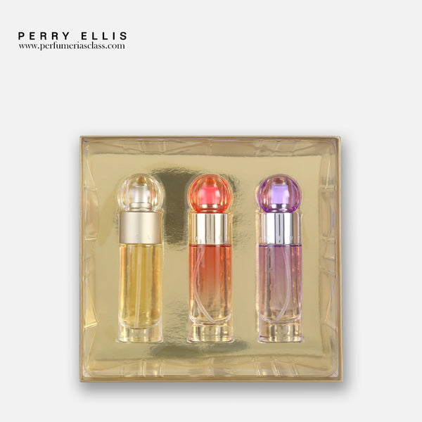 Mujer - Perry Ellis 360 Grados Trio - Estuche 3 X 30 ml