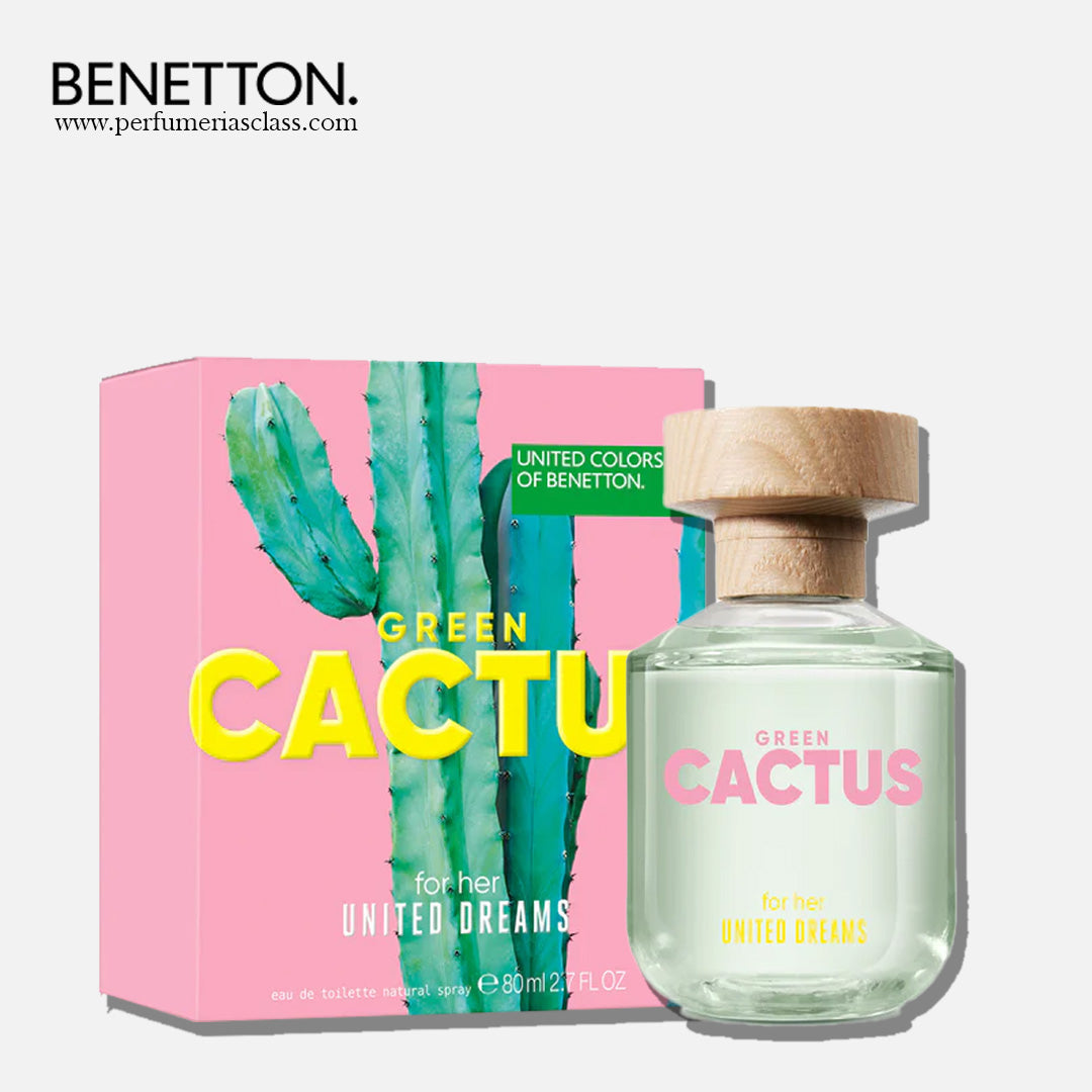 Mujer - Benetton United Dreams Green Cactus 80 ml Edt