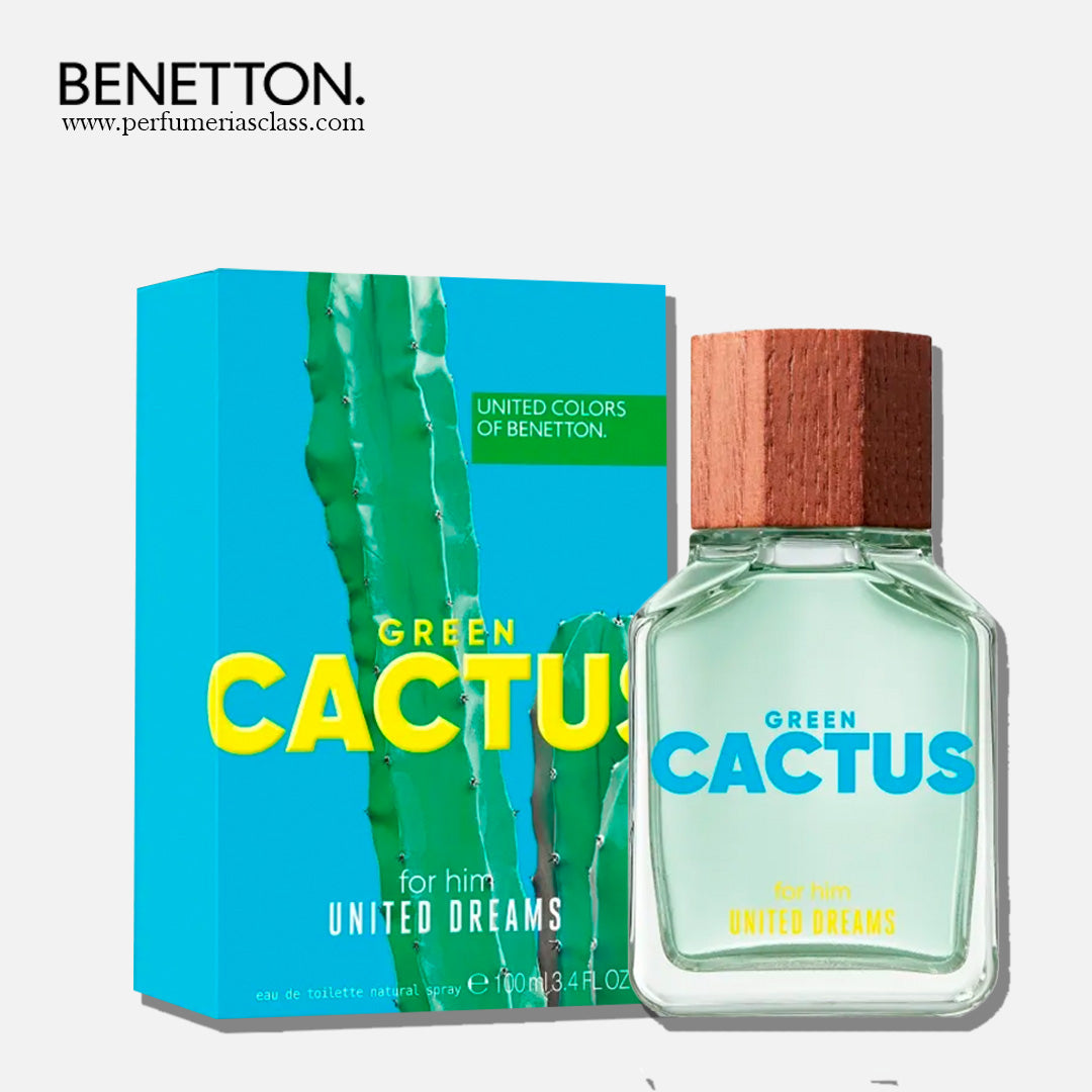 Hombre - Benetton United Dreams Green Cactus 100 ml Edt