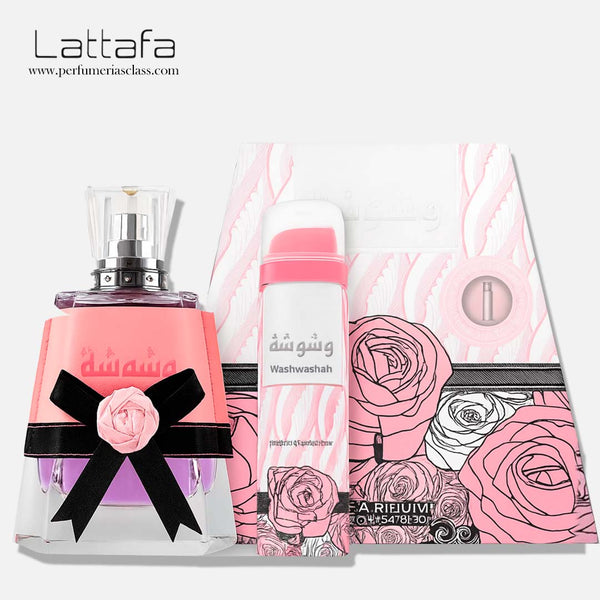 Mujer - Lattafa Washwasha 100 ml Edp - Estuche 2 Pdts