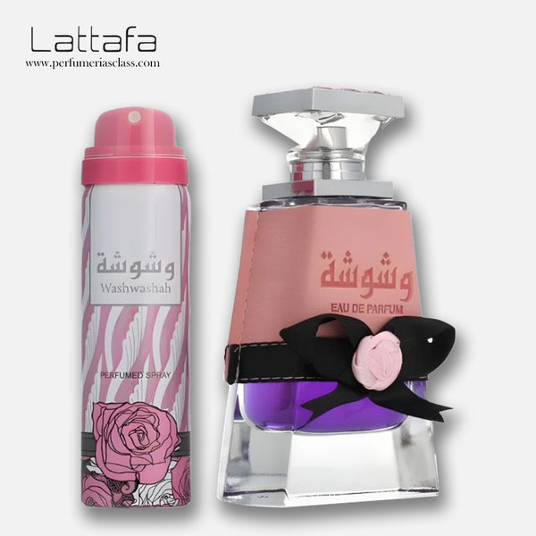 Mujer - Lattafa Washwasha 100 ml Edp - Estuche 2 Pdts